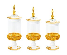 Toples Permen Kaca Lily G306